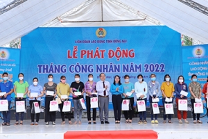 Công đoàn Đồng Nai phát động Tháng Công nhân năm 2022