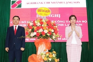 Ông Nguyễn Hồng Đức được bổ nhiệm giữ chức vụ Giám đốc Agribank Lạng Sơn