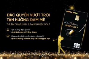 Nam A Bank ra mắt thẻ tín dụng dành riêng cho golfer