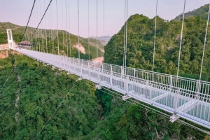 Khánh thành cầu kính Bạch Long Mộc Châu - cầu kính dài nhất thế giới