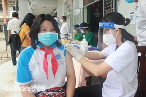 Đồng Nai có hơn 1,8 ngàn người đã tiêm vaccine phòng Covid-19 mũi 4