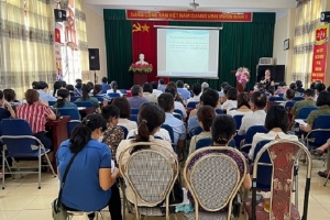 Huyện Hoài Đức tổ chức tập huấn kiểm soát an toàn thực phẩm tại bữa cỗ tập trung đông người