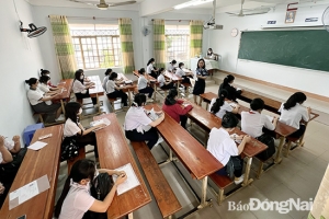 Đồng Nai: 23 ngàn thí sinh hoàn thành thủ tục dự thi tuyển sinh lớp 10