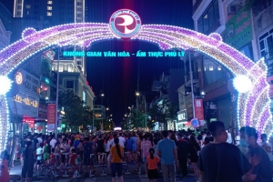 Hà Nam khai thác phố đi bộ Văn hoá - Ẩm thực gắn liền với phát triển thương mại, du lịch