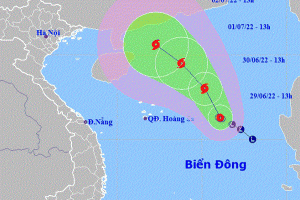 Cảnh báo áp thấp nhiệt đới diễn biến phức tạp, đang mạnh lên thành bão
