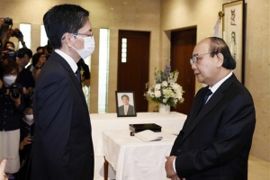 Lãnh đạo Đảng, Nhà nước viếng cố Thủ tướng Nhật Bản Abe Shinzo