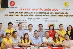 Đắk Lắk: Nhiều sản phẩm OCOP sẽ được đưa hàng vào hệ thống siêu thị của Central Retail