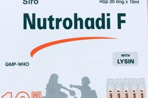 Thu hồi toàn quốc lô Siro uống Nutrohadi F