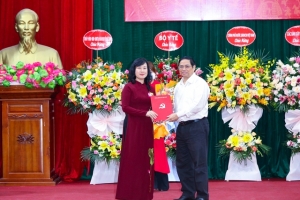 Thủ tướng Phạm Minh Chính trao Quyết định Bí thư Ban Cán sự Đảng, Quyền Bộ trưởng Bộ Y tế