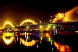 Bắt đầu từ đêm 29/7, cầu Rồng TP.Đà Nẵng phun nước, lửa 03 tối cuối tuần