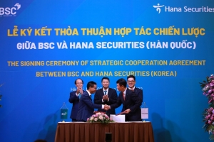 BSC và HSC (Hàn Quốc) ký kết thỏa thuận hợp tác chiến lược