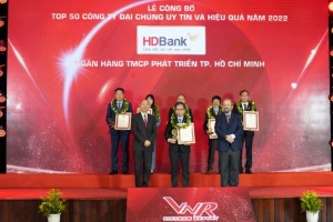 HDBank liên tiếp vào Top đầu ngân hàng TMCP uy tín