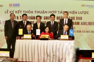 SHB, T&T Group hợp tác chiến lược toàn diện với Vietnam Airlines và đường sắt Việt Nam