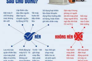 Sử dụng máy phát điện như thế nào để đảm bảo an toàn?