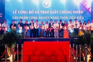 Công bố “Sản phẩm công nghiệp nông thôn tiêu biểu” khu vực MT-TN: Bình Định có 15 sản phẩm, bộ sản phẩm tiêu biểu được vinh danh