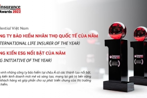 Prudential Việt Nam giành giải thưởng kép tại Insurance Asia Awards 2022 và HR Asia Awards 2022