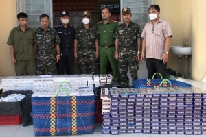 Thu giữ trên 5.000 bao thuốc lá lậu
