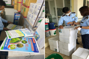 Thu giữ 200 kg thuốc bảo vệ thực vật không được phép sử dụng tại Việt Nam