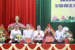 Thanh Hoá công bố Quyết định phê duyệt đồ án Điều chỉnh, mở rộng quy hoạch chung thị trấn Vĩnh Lộc