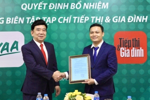 Nhà báo Hoàng Vững được bổ nhiệm làm Tổng biên tập Tạp chí Tiếp thị và Gia đình 