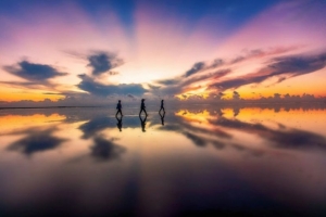 Rầm rộ trên các trang mạng về vẻ đẹp biển vô cực tại Thái Bình
