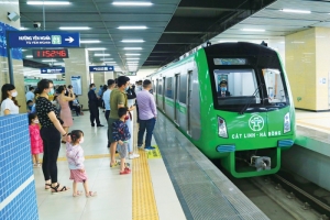 Đường sắt đô thị Cát Linh - Hà Đông lập kỷ lục mới đạt hơn 55.000 lượt khách đi tàu ngày 02/09