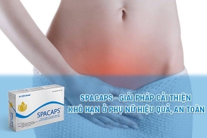 Giải pháp cải thiện khô hạn ở phụ nữ hiệu quả, an toàn bằng Spacaps