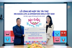 MB Ageas Life kết hợp cùng Operation Smile Việt Nam tìm lại “Nụ cười hạnh phúc” cho trẻ thơ