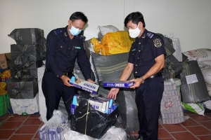 Thu giữ gần 3.000 bao thuốc lá nhập lậu tại Đồng Tháp