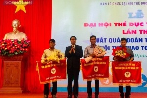 Bế mạc Ðại hội Thể dục thể thao tỉnh Bình Định năm 2022: Đoàn Thể thao huyện Tây Sơn giành giải Nhất toàn đoàn