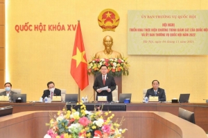 Hội nghị toàn quốc triển khai chương trình giám sát của Quốc hội năm 2023