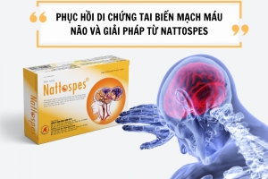 Cách phục hồi di chứng tai biến mạch máu não và giải pháp từ Nattospes