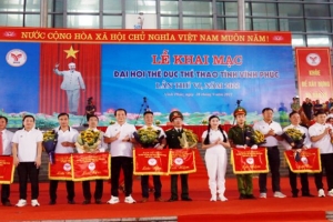 Vĩnh Phúc khai mạc Đại hội Thể dục Thể thao lần thứ VI