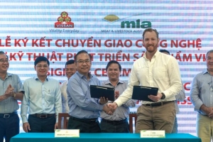 VISSAN ký kết chuyển giao công nghệ phát triển sản phẩm cùng MLA