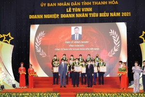 Thanh Hoá có 10 sản phẩm, hàng hóa tiêu biểu và 60 doanh nhân được đề nghị Chủ tịch UBND tỉnh tặng Bằng khen