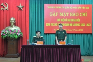 Đại hội Đoàn thanh niên quân đội lần thứ X diễn ra ngày 11 và 12/10
