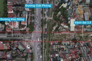 Hà Nội: Khởi công xây dựng hầm chui Vành đai 2,5 qua đường Giải Phóng