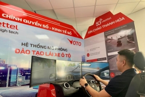 Ấn tượng nhiều gian hàng tại triển lãm và khu trải nghiệm, trưng bày giải pháp Chuyển đổi số