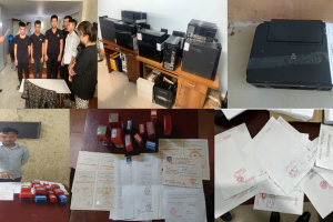 Triệt phá hai đường dây làm giả con dấu, tài liệu của cơ quan Nhà nước số lượng lớn