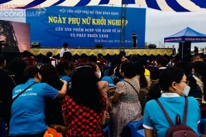 Phụ nữ Bình Định với Ngày hội Khởi nghiệp theo tinh thần kinh tế số