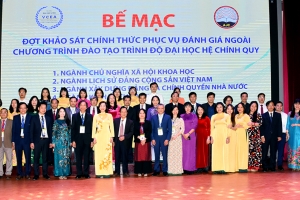 Bế mạc đợt khảo sát chính thức đánh giá ngoài 04 chương trình đào tạo trình độ đại học hệ chính quy của Học viện Báo chí và Tuyên truyền