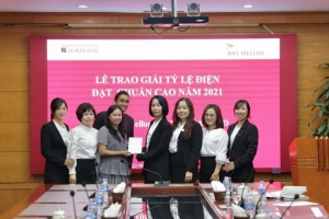 Agribank nhận giải thưởng “Tỷ lệ điện đạt chuẩn cao năm 2021”