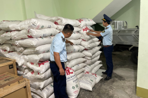 Phú Yên tạm giữ 15 tấn đường cát có dấu hiệu vi phạm