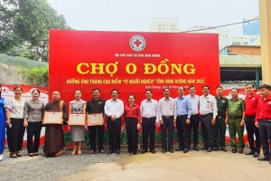 Lan tỏa hành động nhân ái qua phiên “chợ 0 đồng”