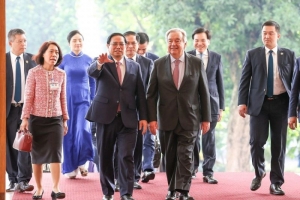 Thủ tướng Phạm Minh Chính tiếp Tổng Thư ký Liên Hợp Quốc
