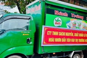Lần đầu tiên bánh tráng Bình Định xuất khẩu sang Mỹ