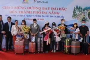 Đà Nẵng mở lại chuyến bay từ Đài Bắc - Đà Nẵng