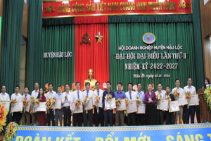 Đại hội Hội Doanh nghiệp huyện Hậu Lộc lần thứ II, nhiệm kỳ 2022- 2027