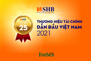 SHB được vinh danh trong Top 25 thương hiệu tài chính dẫn đầu Việt Nam