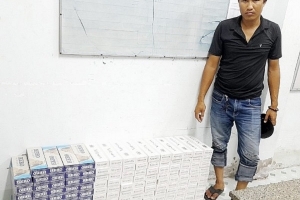 Gần 1.500 bao thuốc lá nhập lậu bị thu giữ tại An Giang